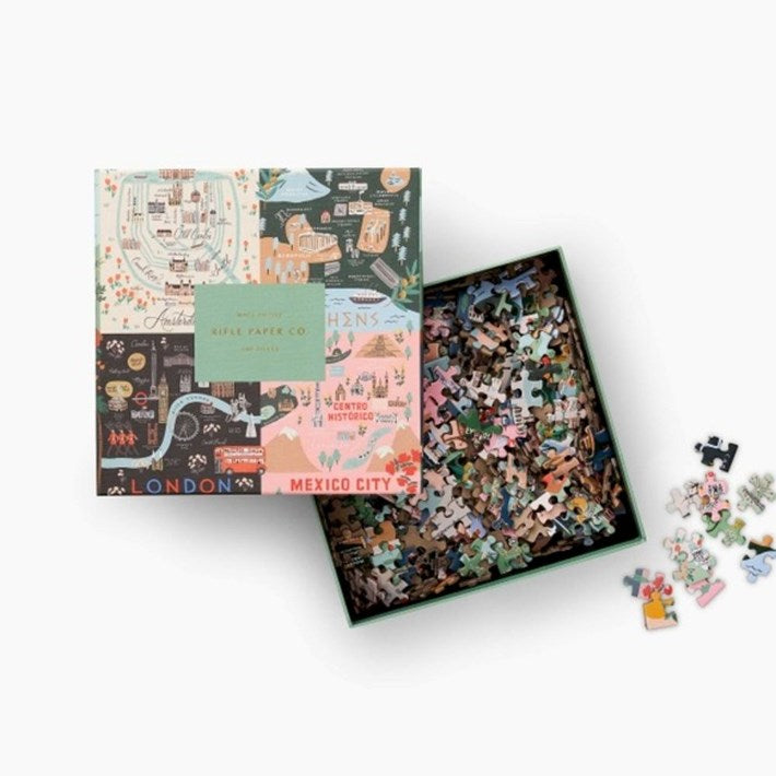 Rifle Paper Co. - Maps Jigsaw Puzzle