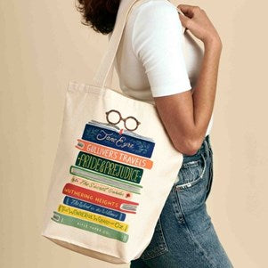 Rifle Paper Co. - Book Club Canvas Tote Bag