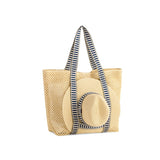 Dorian Tote and Hat Set - Navy