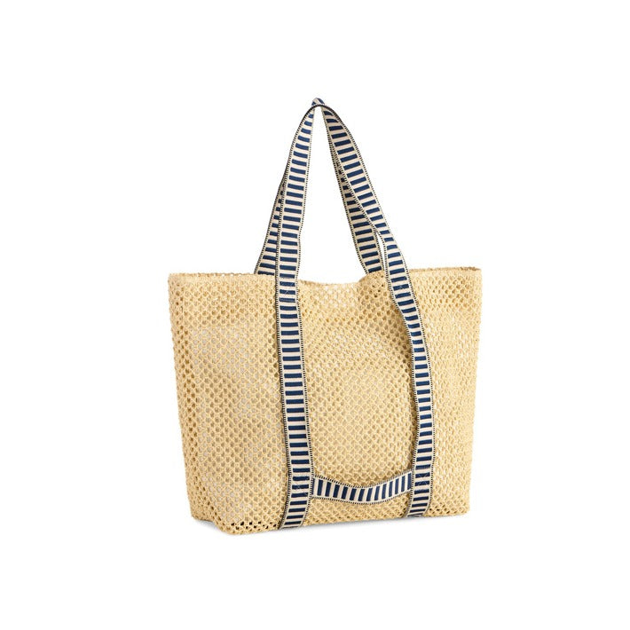 Dorian Tote and Hat Set - Navy