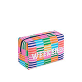 "Weekend" Oversized Zip Pouch