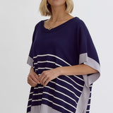 Effortlessly Easy Poncho Style Top