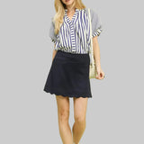 Luxeknit Skort Navy