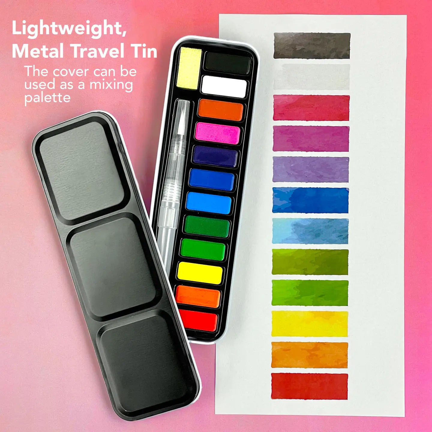 Watercolor Travel Tin