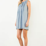THML Sleeveless Denim Dress