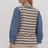 Daniella Stripe Top