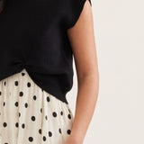 Polka Dot Dress with Removable Sweater