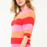 THML Pink Stripe Sweater