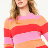 THML Pink Stripe Sweater