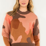 THML Brown Camo Sweater