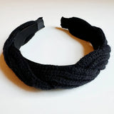 Retro Yarn Knit Braided Headband