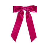 Velvet Bow Clip