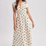 Polka Dot Zip Dress