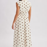 Polka Dot Zip Dress