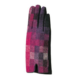 Sherry Pink Checkered Gloves