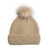 Taylor Metallic Shimmer Pom Pom Hat