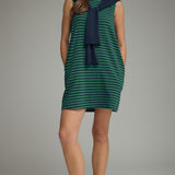 Green with Envy Striped Shift Dress