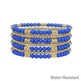 7 Strand Bracelet - Royal Blue