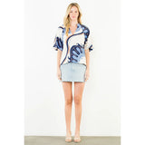THML Abstract Print Top