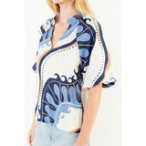 THML Abstract Print Top