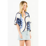 THML Abstract Print Top