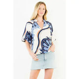 THML Abstract Print Top