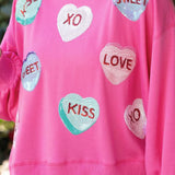 Candy Hearts Sweatshirt