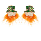 Leprechaun Earrings with Fur