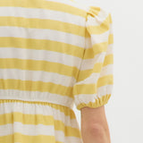 S/S Yellow Stripe Dress