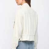 Stand Collar Utility Jacket