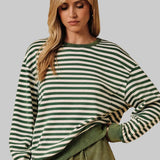 Weekend Stripe Sweatshirt