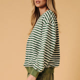 Weekend Stripe Sweatshirt