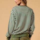 Weekend Stripe Sweatshirt