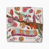 Geometry Greetings From Indiana Dishcloth Set - Indiana