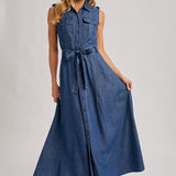 Denim Maxi Dress