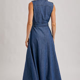 Denim Maxi Dress