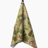 Geometry Good Green Earth Tea Towel