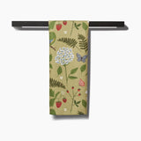 Geometry Good Green Earth Tea Towel