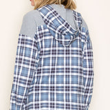 Plaid Patchwork Button-Up Top