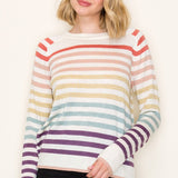 Multi-Color Stripe Sweater