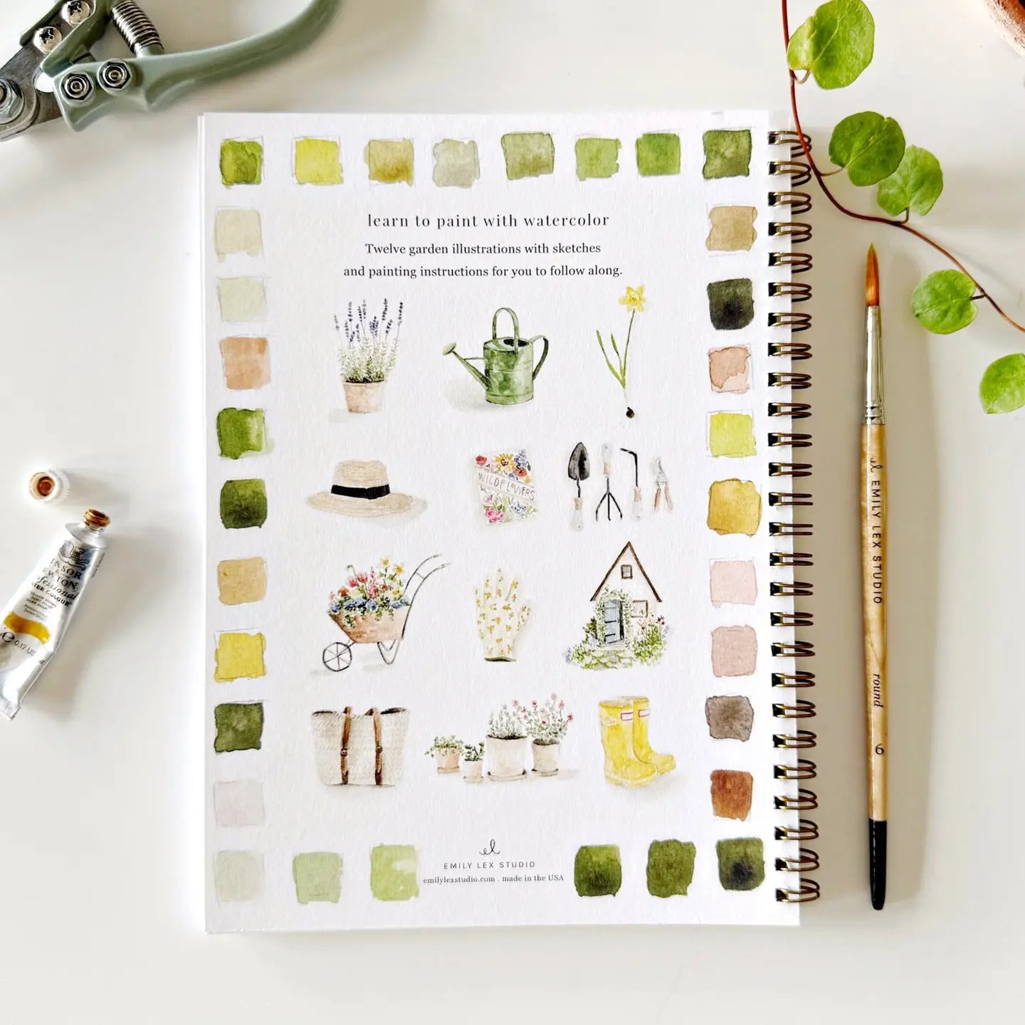 Garden Watercolor Workbook Garden