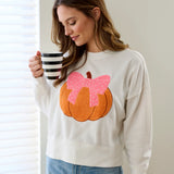 Pretty Pumpkin Sweatshirt, Ivory