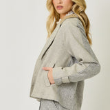 3 Button Jacket - Oatmeal Mix