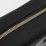 Black Trimmed Clear Bag