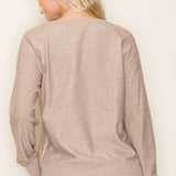 Henley Sweater - Oatmeal