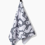 Geometry Swirling Ghosts Tea Towel
