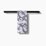 Geometry Swirling Ghosts Tea Towel