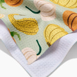 Geometry Pumpkins And Gourds Tea Towel