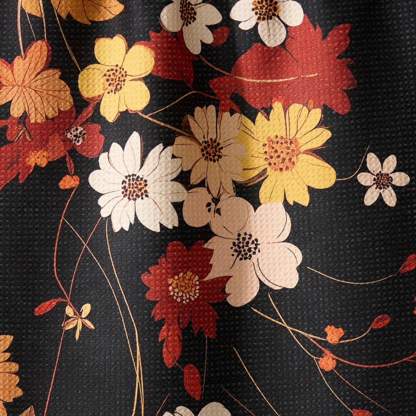 Geometry Autumn Whispers Tea Towel