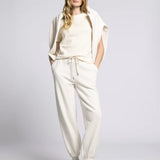 Serenity Fleece Jogger - Heather Oatmeal